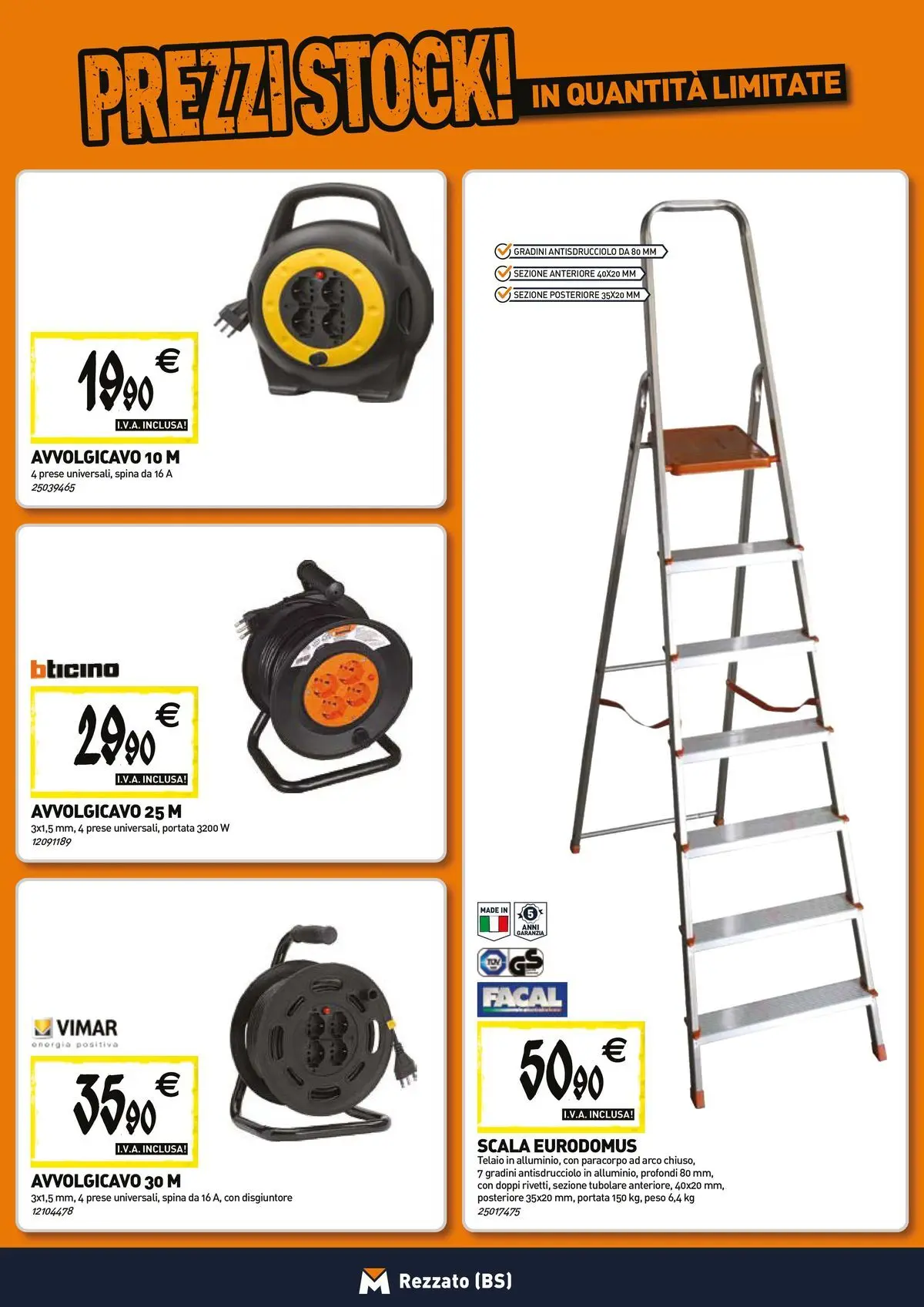 Nuovo TECNOMAT - Straordinari prezzi stock! dal 23/04/2026 > offerte anteprima 🛍️ | Pagina: 14 | Prodotti: Scala