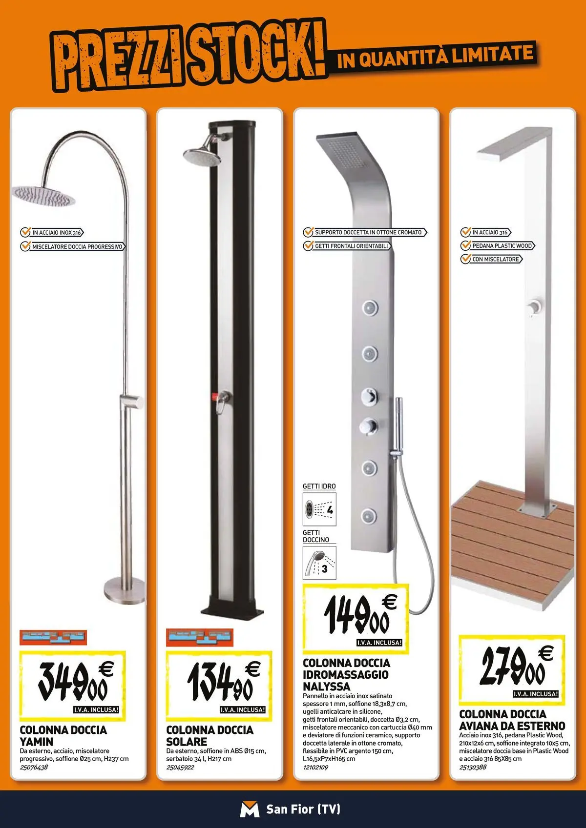 Nuovo TECNOMAT - Straordinari prezzi stock! dal 23/04/2026 > offerte anteprima 🛍️ | Pagina: 4 | Prodotti: Anticalcare, TV, Miscelatore, Doccia