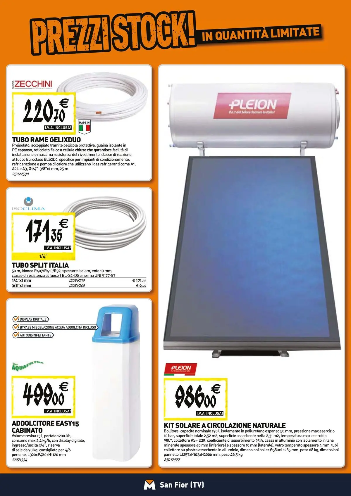 Nuovo TECNOMAT - Straordinari prezzi stock! dal 23/04/2026 > offerte anteprima 🛍️ | Pagina: 7 | Prodotti: Sale, Tubo, TV, Pellicola