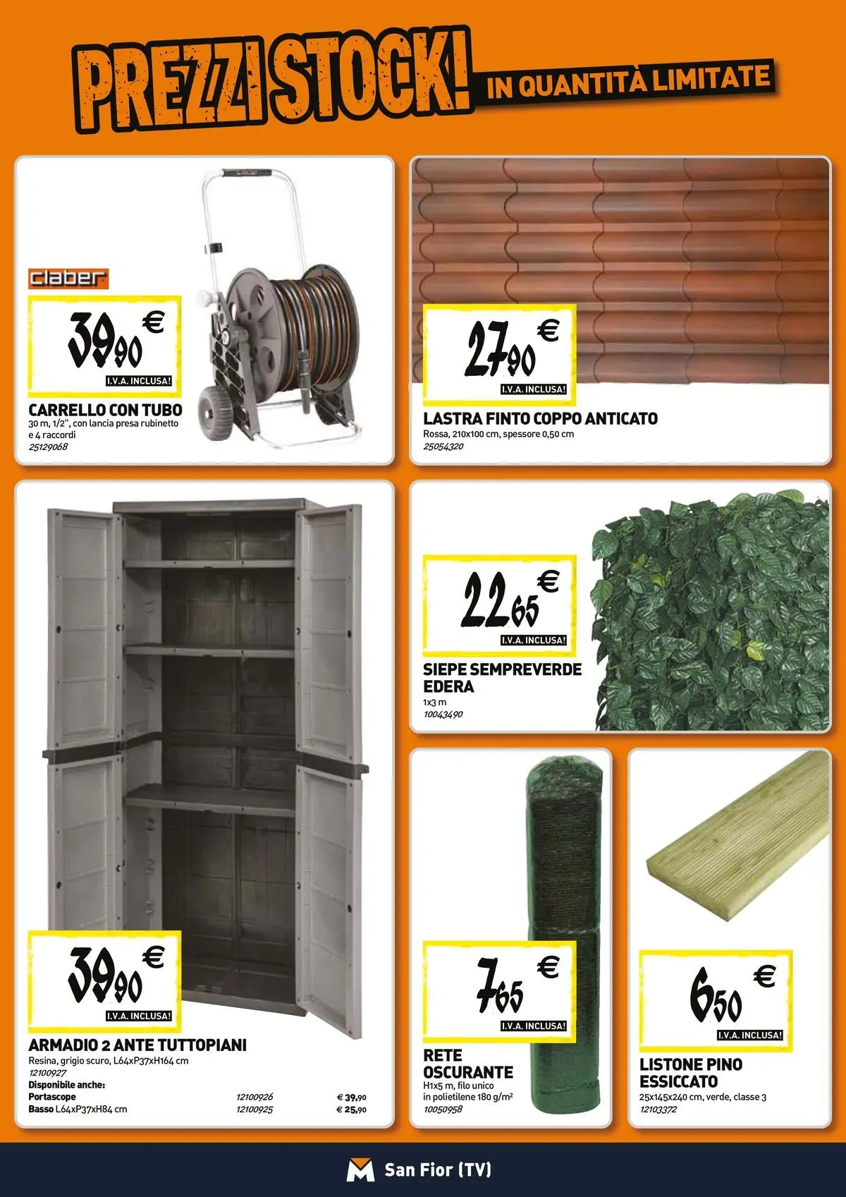 Nuovo TECNOMAT - Straordinari prezzi stock! dal 23/04/2026 > offerte anteprima 🛍️ | Pagina: 16 | Prodotti: Tubo, TV, Armadio, Presa
