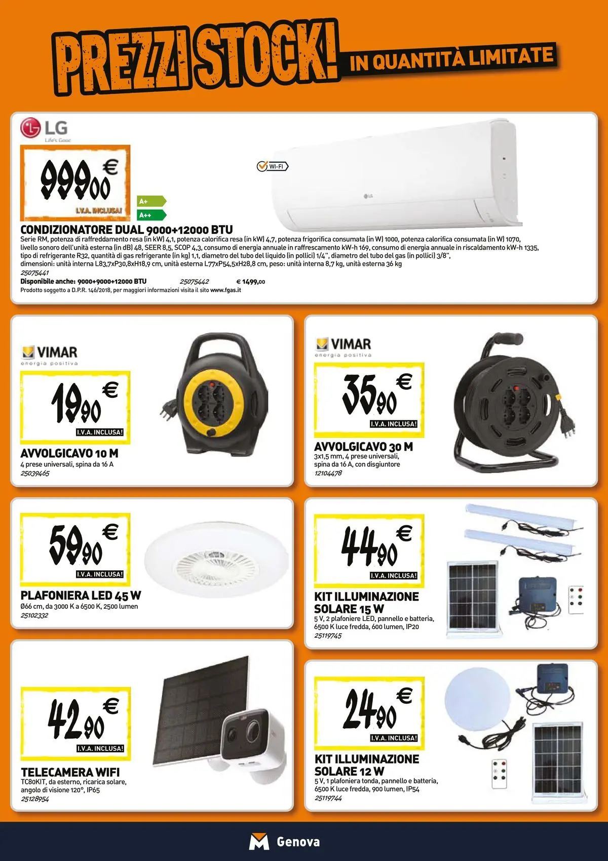Nuovo TECNOMAT - Straordinari prezzi stock! dal 23/04/2026 > offerte anteprima 🛍️ | Pagina: 13 | Prodotti: Tubo, Condizionatore
