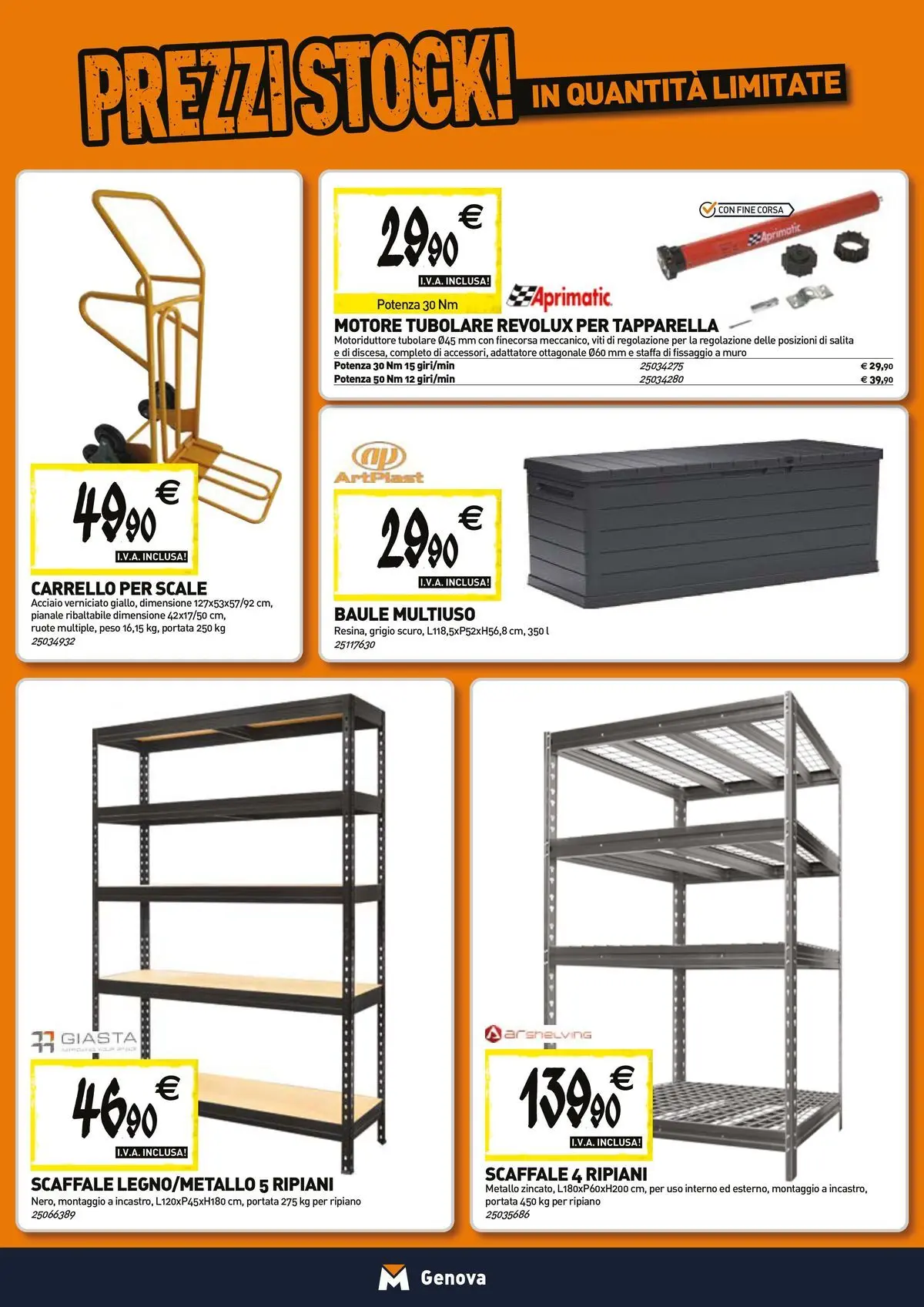 Nuovo TECNOMAT - Straordinari prezzi stock! dal 23/04/2026 > offerte anteprima 🛍️ | Pagina: 15 | Prodotti: Ripiano, Carrello, Scaffale, Baule