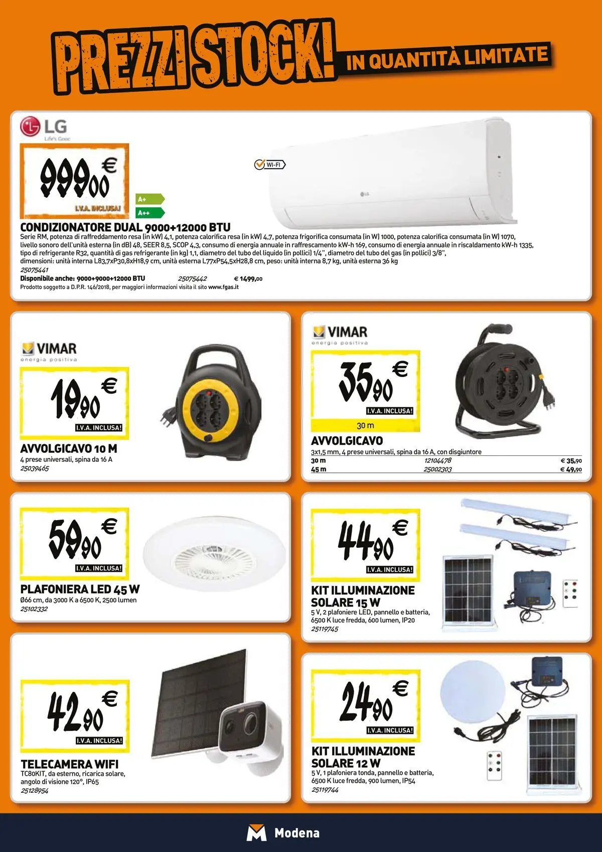 Nuovo TECNOMAT - Straordinari prezzi stock! dal 23/04/2026 > offerte anteprima 🛍️ | Pagina: 13 | Prodotti: Tubo, Condizionatore