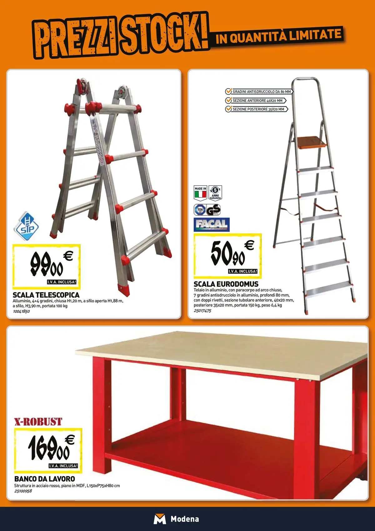 Nuovo TECNOMAT - Straordinari prezzi stock! dal 23/04/2026 > offerte anteprima 🛍️ | Pagina: 14 | Prodotti: Scala