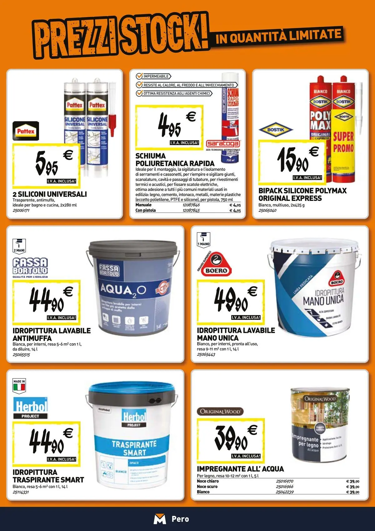 Nuovo TECNOMAT - Straordinari prezzi stock! dal 23/04/2026 > offerte anteprima 🛍️ | Pagina: 12 | Prodotti: Acqua, Impregnante, Silicone, Bagno