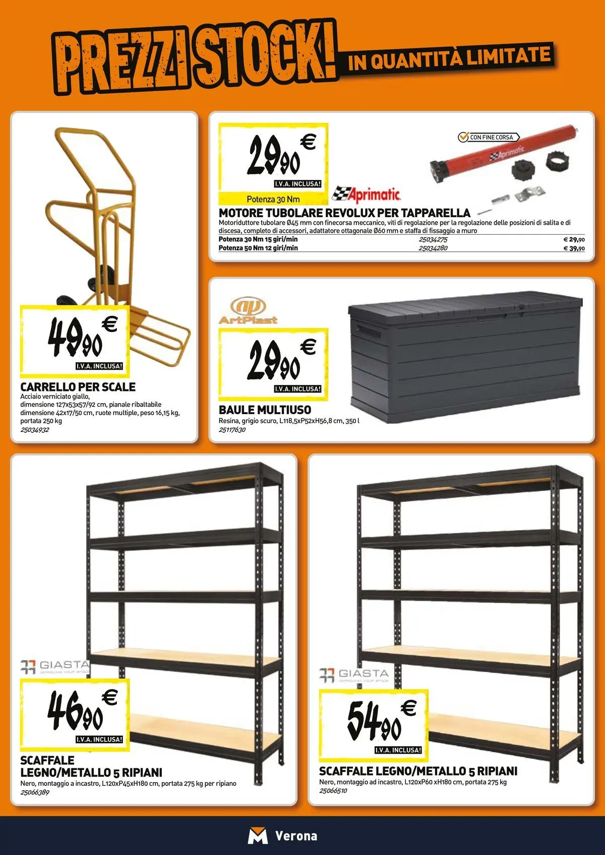 Nuovo TECNOMAT - Straordinari prezzi stock! dal 23/04/2026 > offerte anteprima 🛍️ | Pagina: 15 | Prodotti: Ripiano, Carrello, Baule, Adattatore