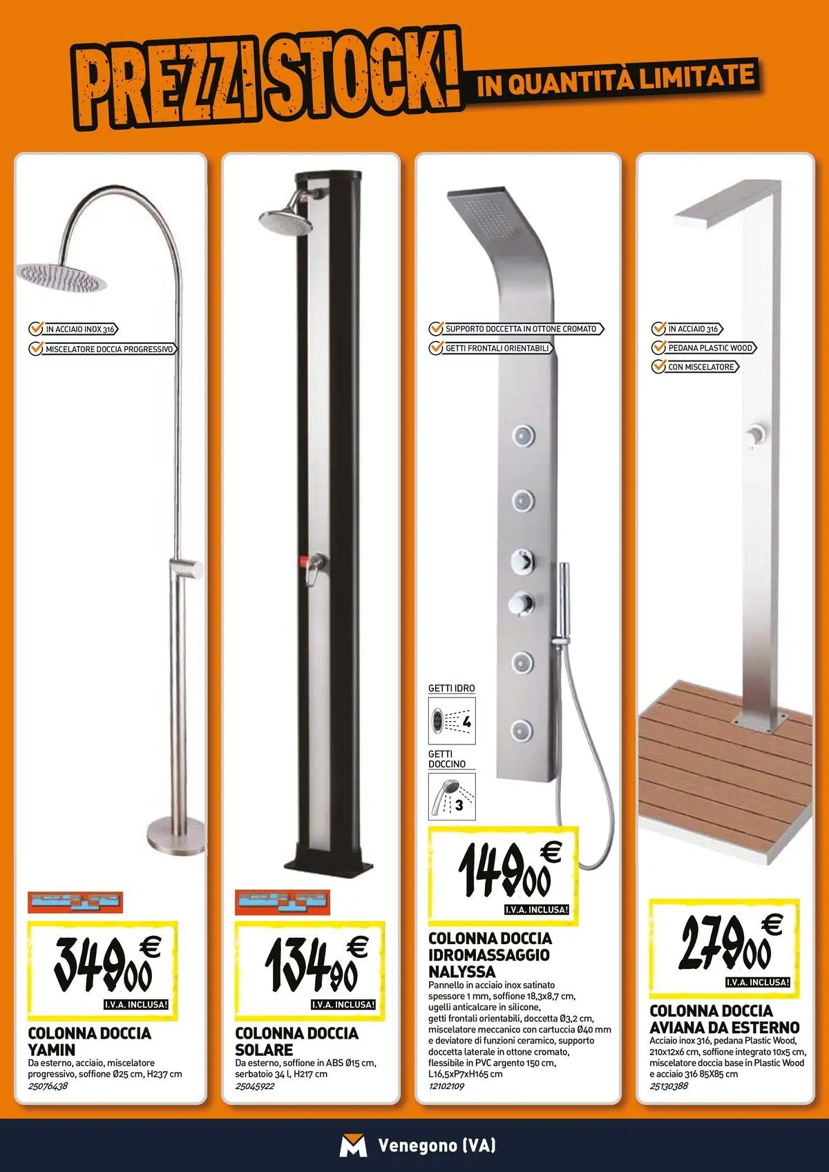 Nuovo TECNOMAT - Straordinari prezzi stock! dal 23/04/2026 > offerte anteprima 🛍️ | Pagina: 4 | Prodotti: Anticalcare, Miscelatore, Doccia