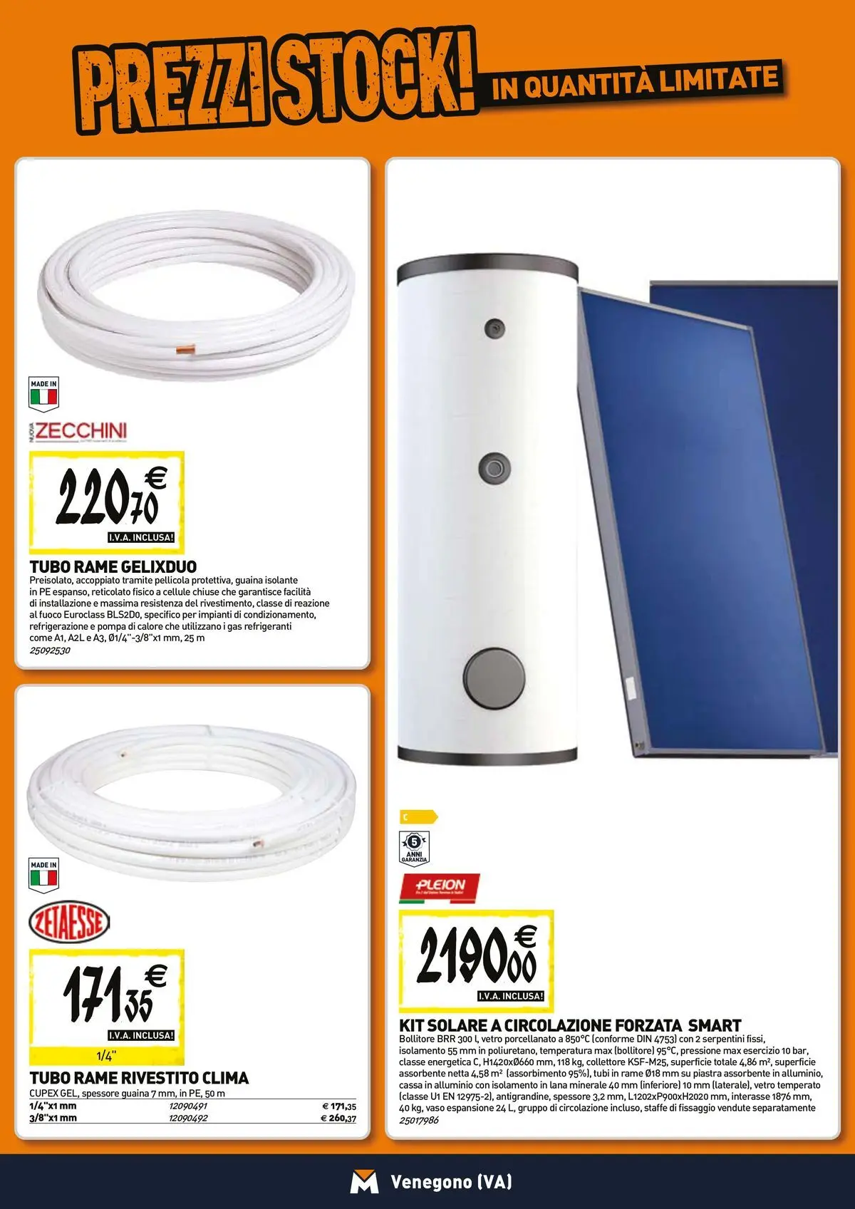 Nuovo TECNOMAT - Straordinari prezzi stock! dal 23/04/2026 > offerte anteprima 🛍️ | Pagina: 7 | Prodotti: Tubo, Alluminio, Bollitore, Vaso