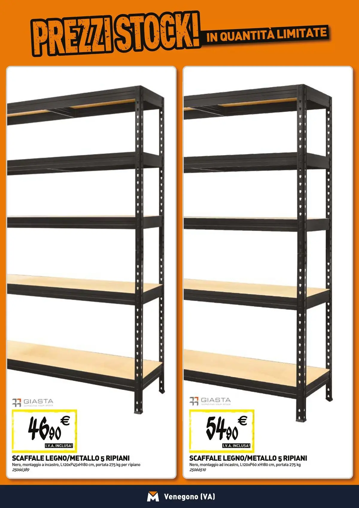 Nuovo TECNOMAT - Straordinari prezzi stock! dal 23/04/2026 > offerte anteprima 🛍️ | Pagina: 15 | Prodotti: Ripiano, Scaffale