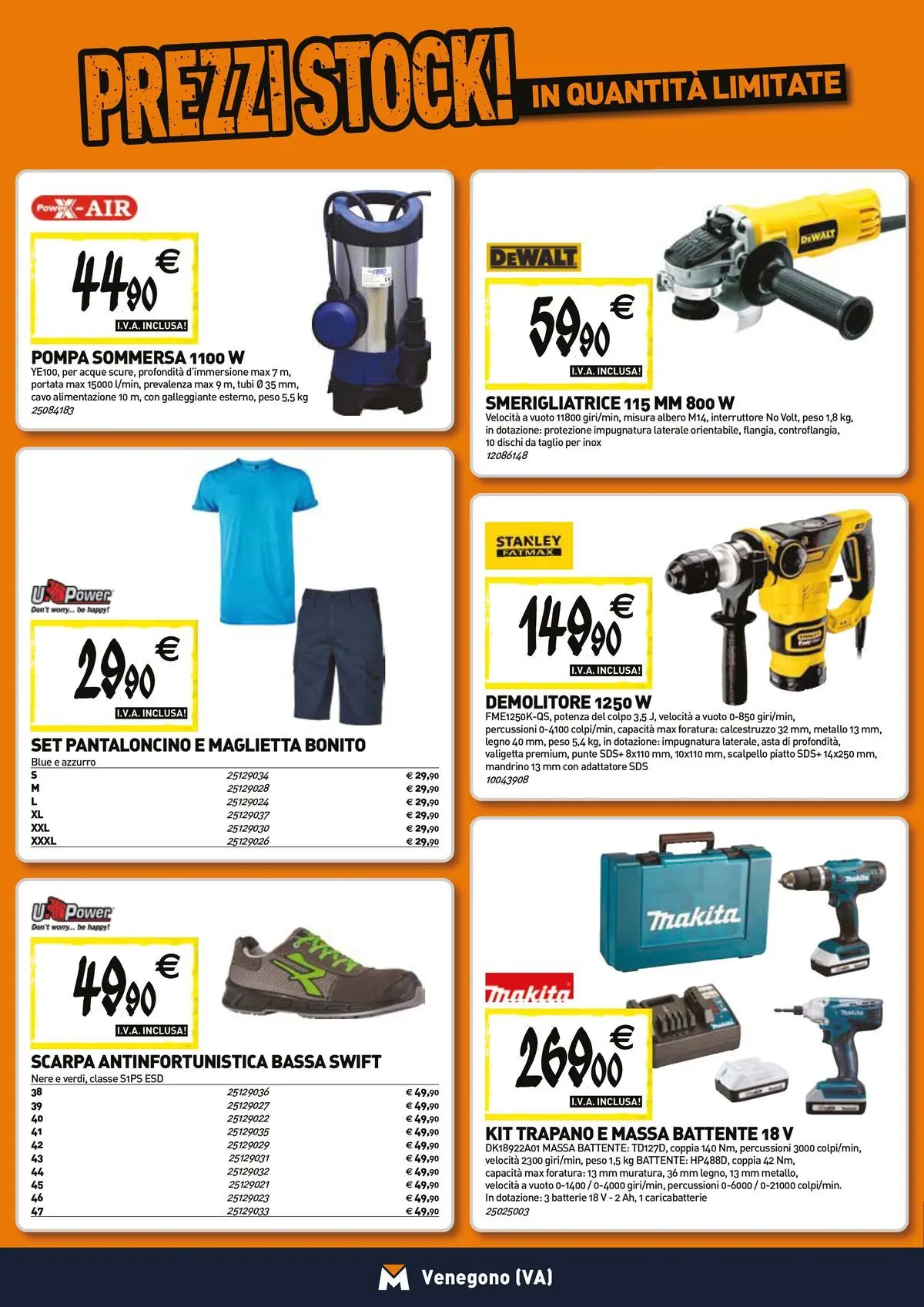 Nuovo TECNOMAT - Straordinari prezzi stock! dal 23/04/2026 > offerte anteprima 🛍️ | Pagina: 18 | Prodotti: Trapano, Piatto, Smerigliatrice, Caricabatterie
