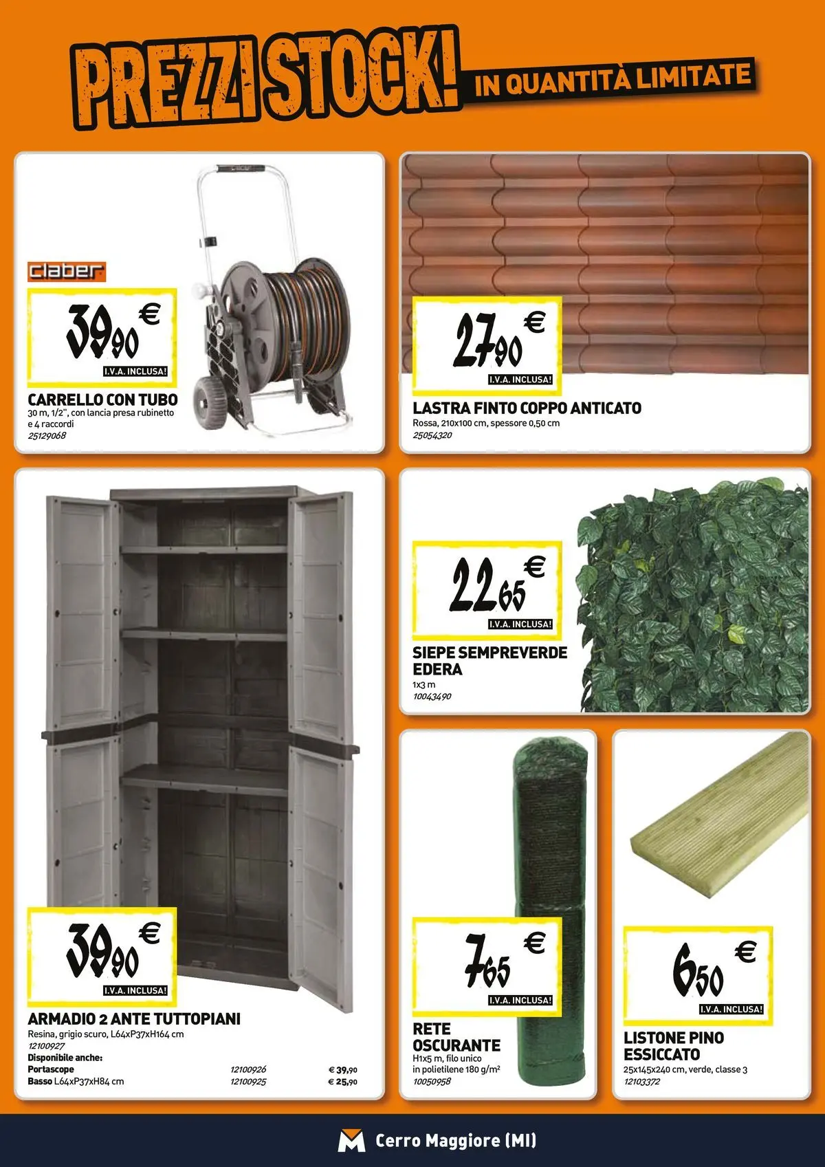 Nuovo TECNOMAT - Straordinari prezzi stock! dal 23/04/2026 > offerte anteprima 🛍️ | Pagina: 16 | Prodotti: Tubo, Carrello, Armadio, Presa