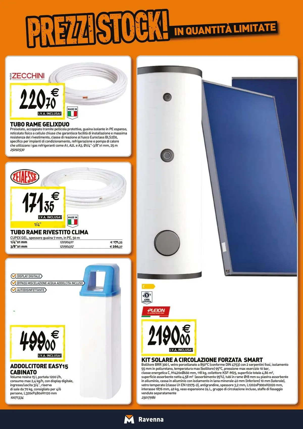 Nuovo TECNOMAT - Straordinari prezzi stock! dal 23/04/2026 > offerte anteprima 🛍️ | Pagina: 7 | Prodotti: Sale, Tubo, Pellicola, Vaso