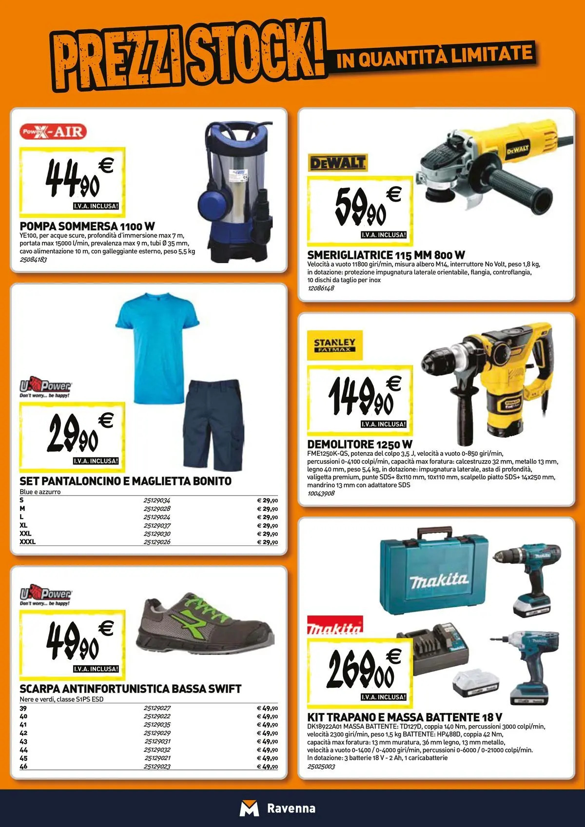 Nuovo TECNOMAT - Straordinari prezzi stock! dal 23/04/2026 > offerte anteprima 🛍️ | Pagina: 18 | Prodotti: Trapano, Adattatore, Piatto, Smerigliatrice