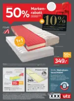 XXXLutz Lauterach - Ihr M&ouml;belhaus bei Bregenz Gutscheinblatt Matratzen - bis 05.05.2026