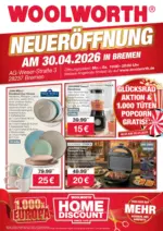 Woolworth Woolworth: Neuer&ouml;ffnung in Bremen! - bis 30.04.2026