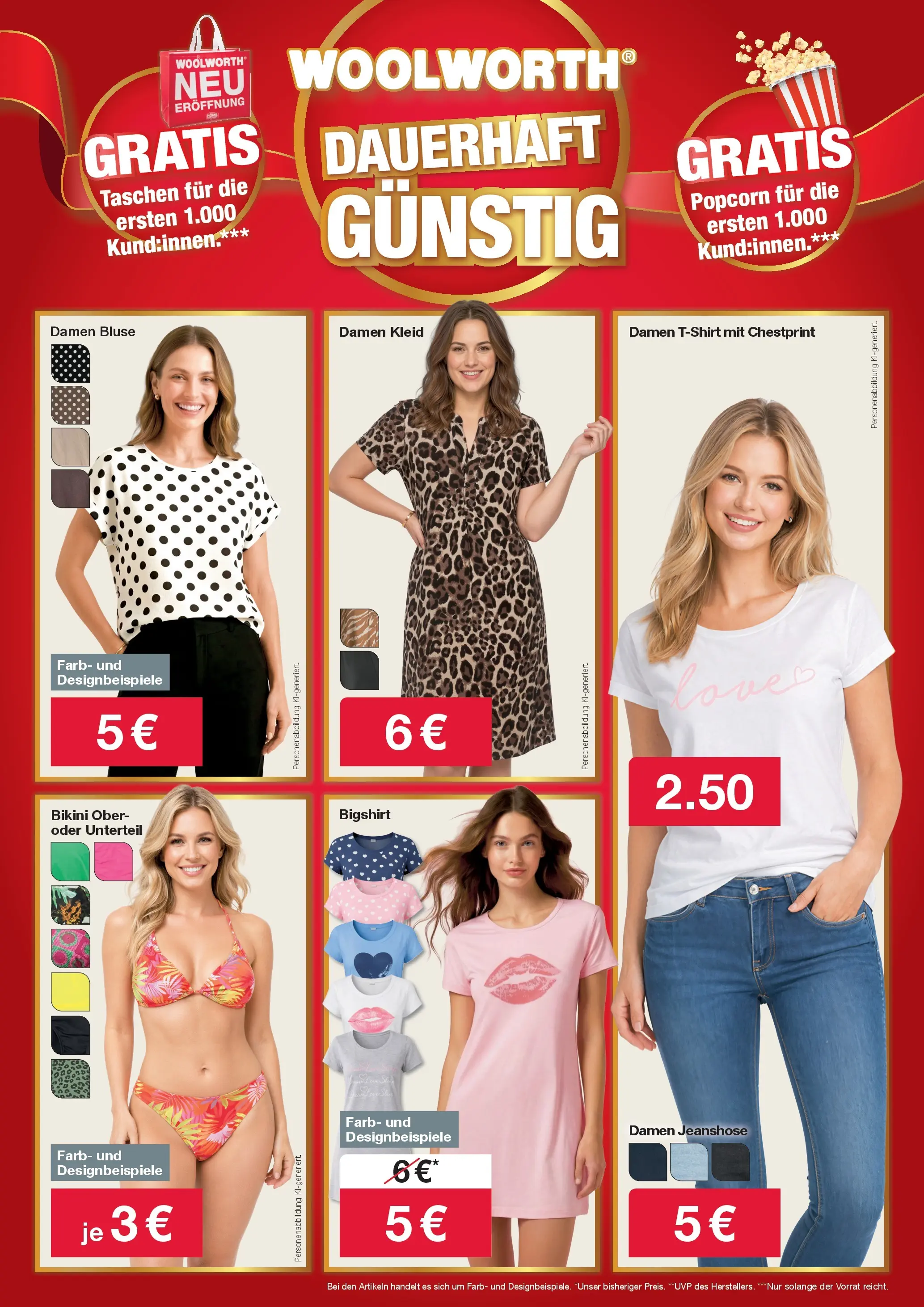Woolworth Prospekt Neueröffnung Bremen (ab 29.04.2026) zum Blättern | Seite: 3 | Produkte: Bikini, Bluse, Kleid