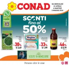 Anteprima del volantino Conad volantino Parma valido a partire dal 22.04.2026