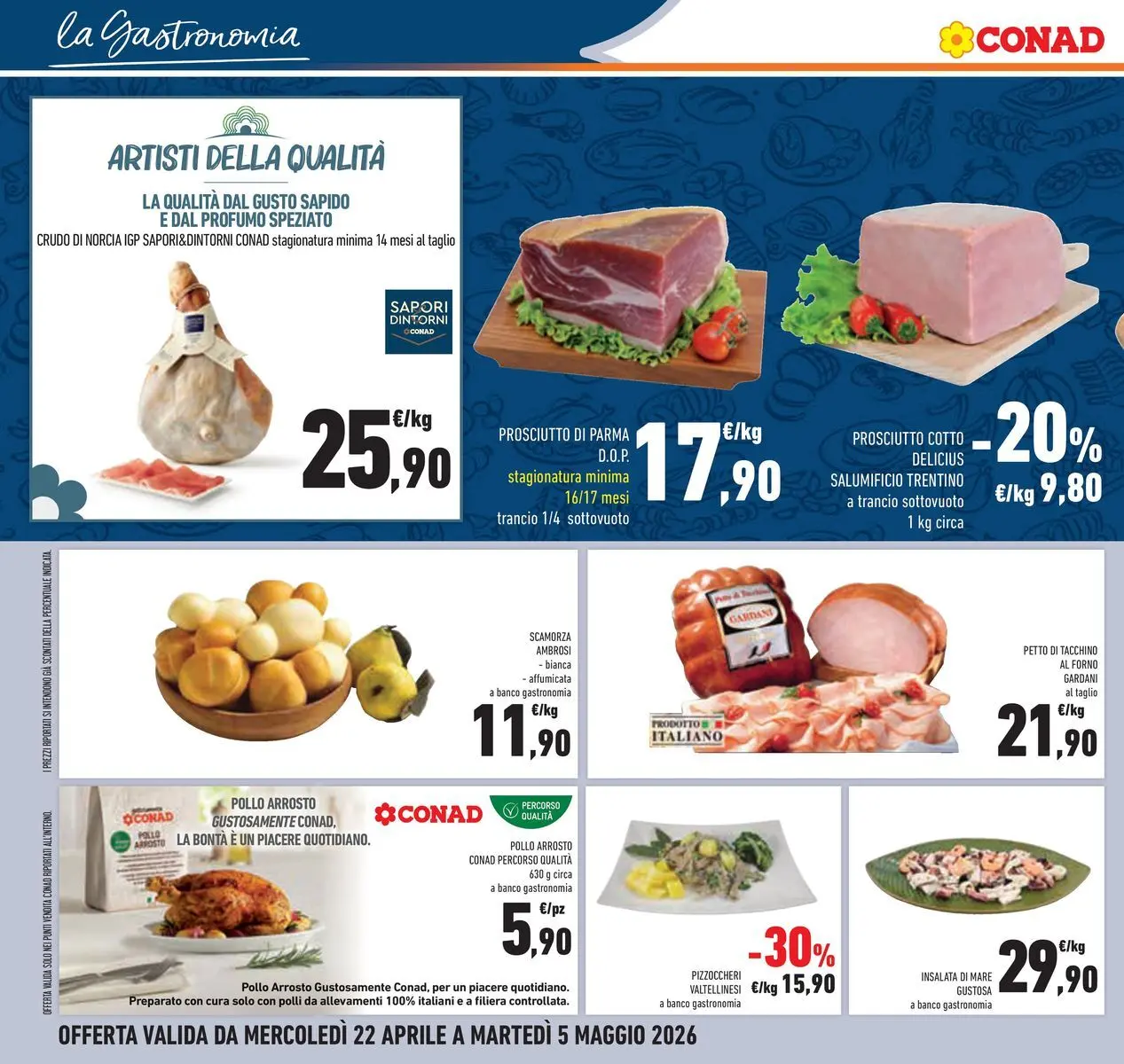 Volantino Conad dal 22/04/2026 > Anteprima | Pagina: 12 | Prodotti: Arrosto, Insalata, Forno, Profumo
