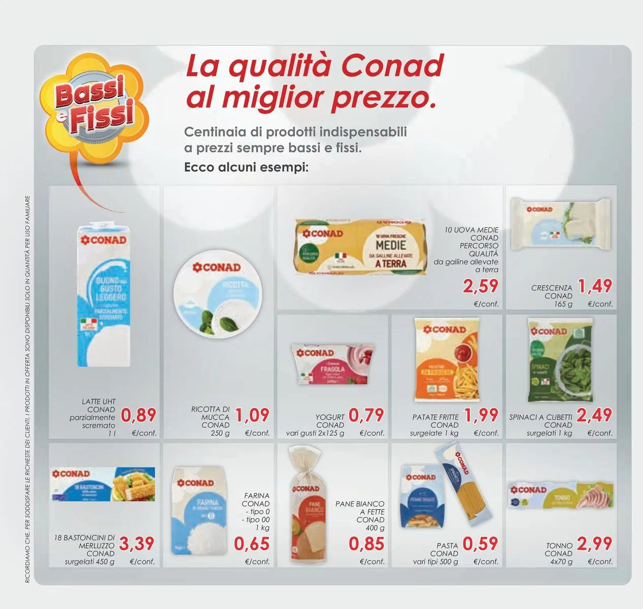 Volantino Conad dal 22/04/2026 > Anteprima | Pagina: 34 | Prodotti: Yogurt, Merluzzo, Patate, Tonno