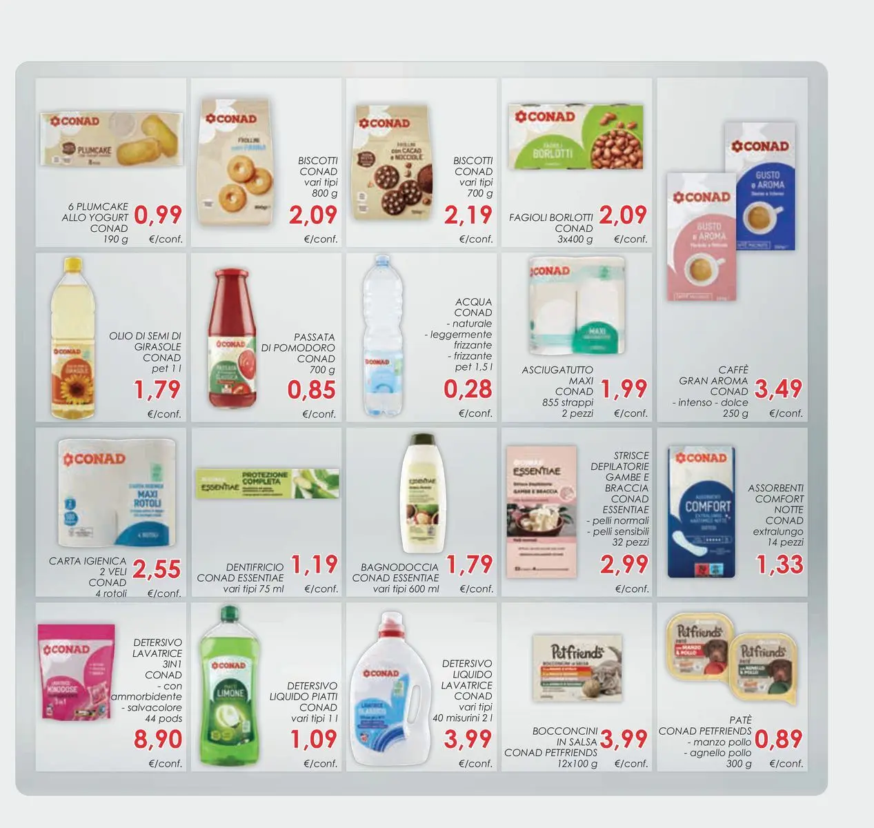 Volantino Conad dal 22/04/2026 > Anteprima | Pagina: 35 | Prodotti: Paté, Yogurt, Fagioli, Olio di semi di girasole