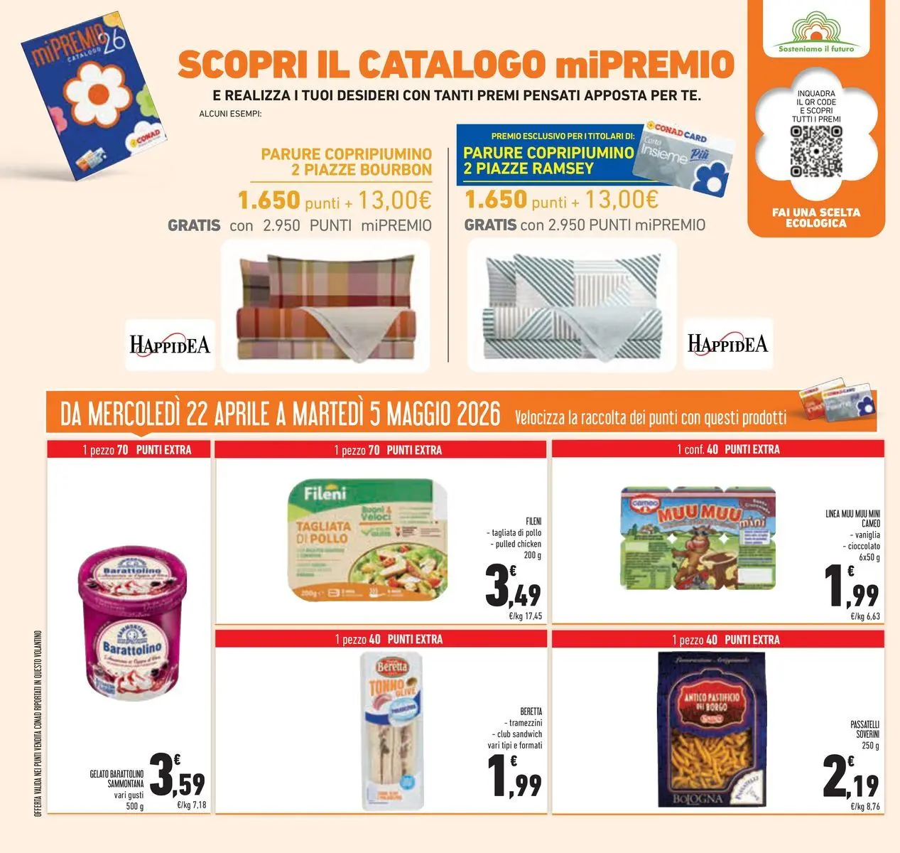 Volantino Conad dal 22/04/2026 > Anteprima | Pagina: 42 | Prodotti: Cioccolato, Pollo, Olive, Pasta