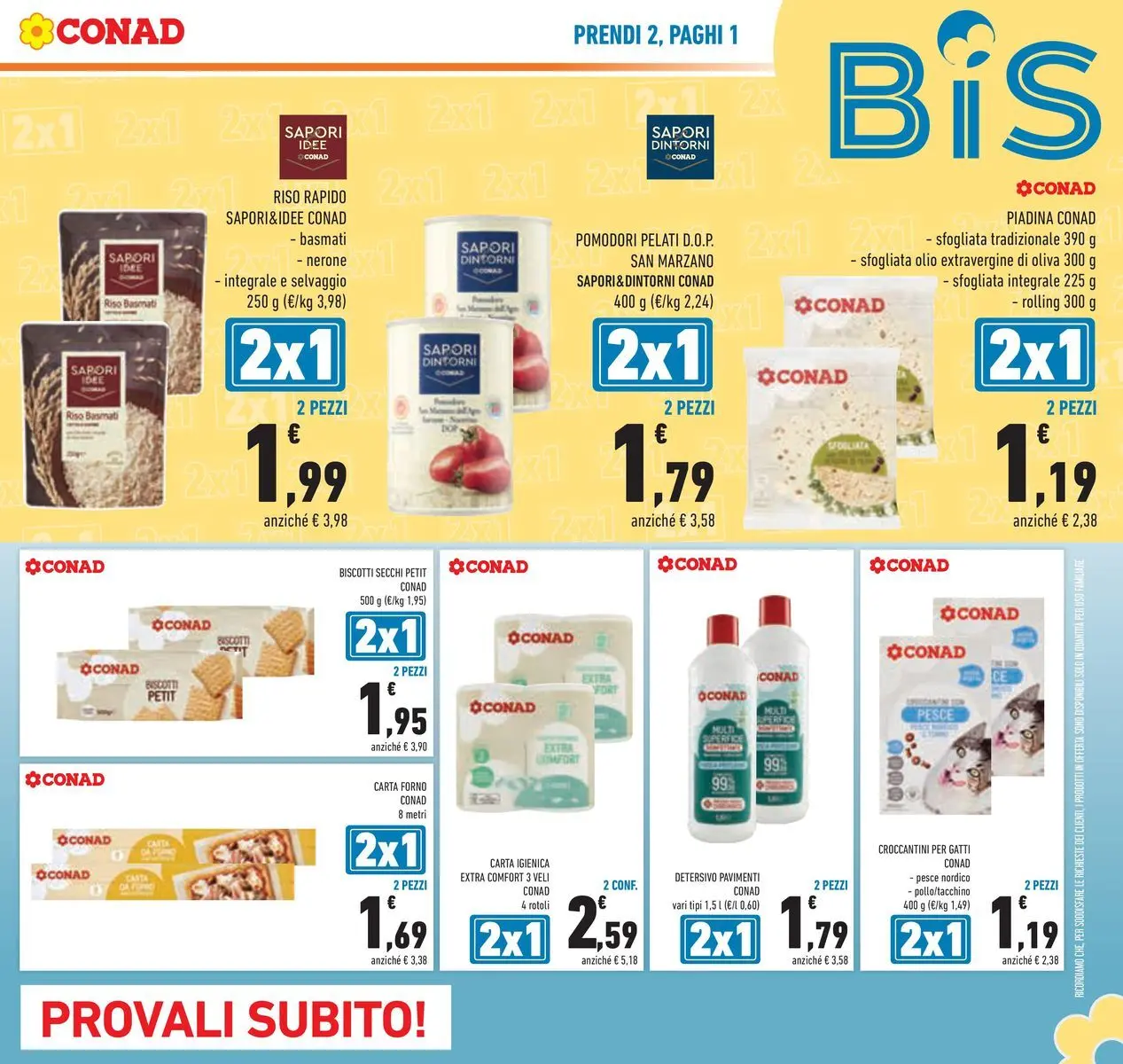 Volantino Conad dal 22/04/2026 > Anteprima | Pagina: 5 | Prodotti: Pesce, Olio, Pomodori, Forno