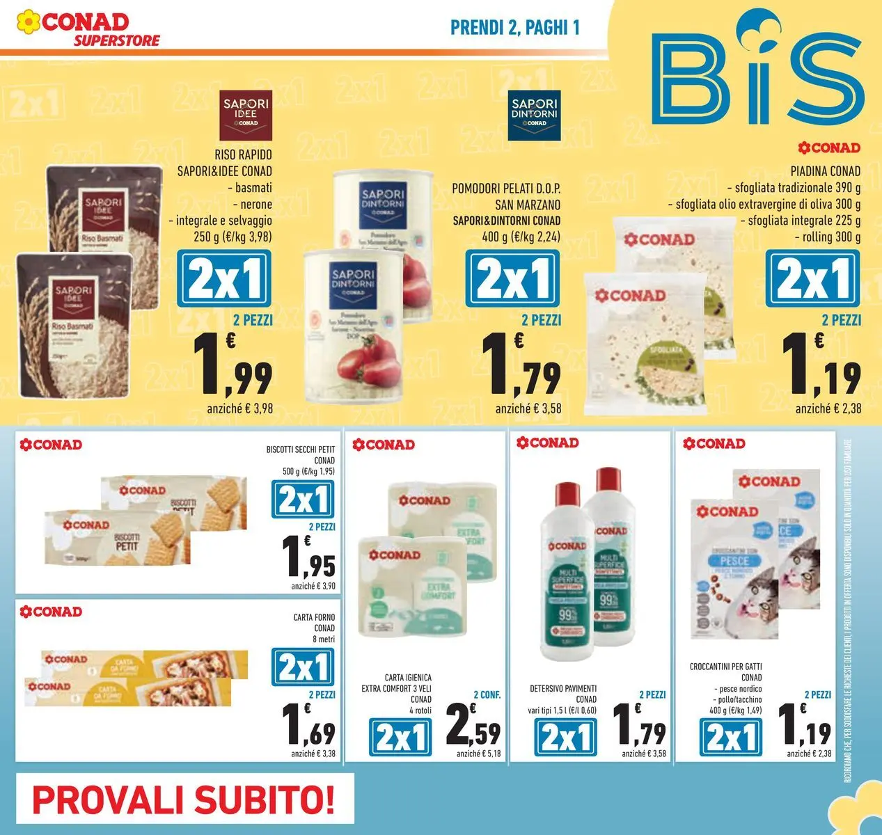 Volantino Conad dal 22/04/2026 > Anteprima | Pagina: 5 | Prodotti: Riso, Piadina, Forno, Carta forno