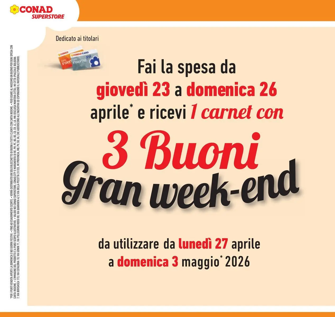 Volantino Conad dal 22/04/2026 > Anteprima | Pagina: 44