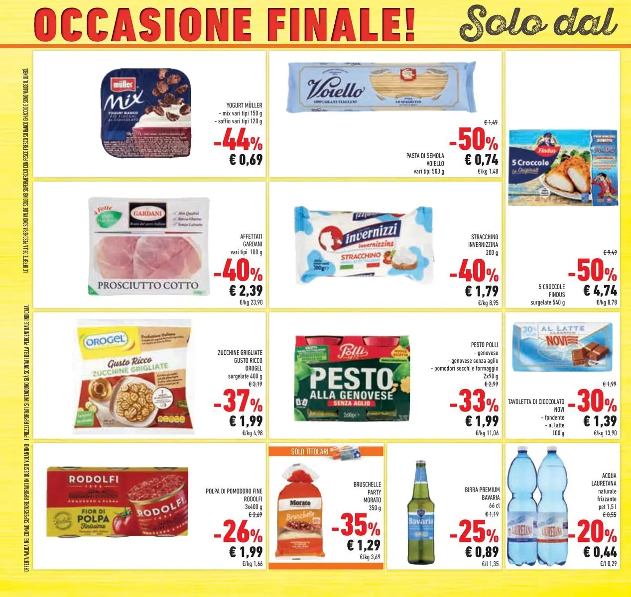 Volantino Conad dal 22/04/2026 > Anteprima | Pagina: 48 | Prodotti: Pesce, Latte, Formaggio, Pesto