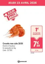 Promocash PROMO crevettes - au 23.04.2026
