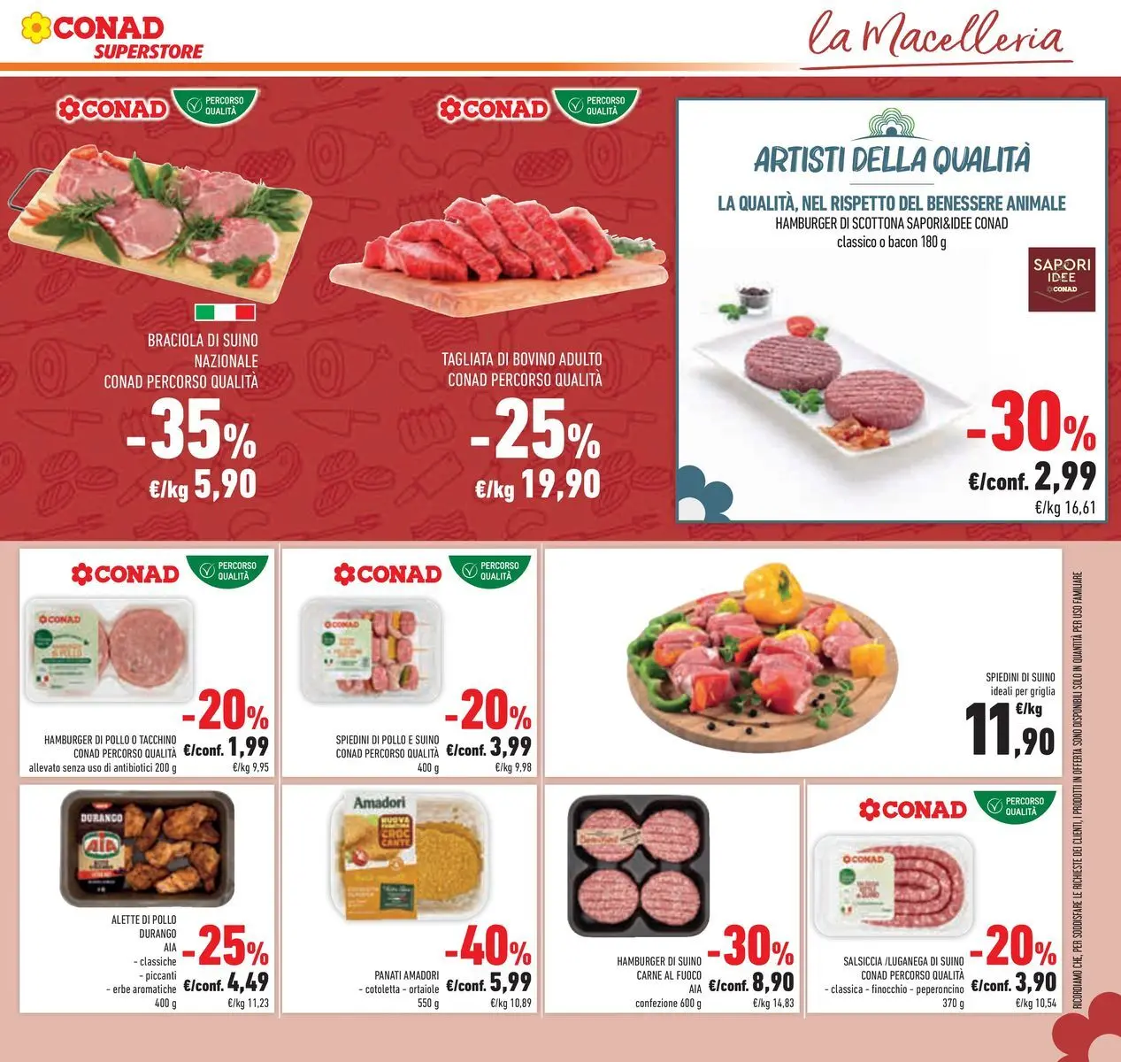 Volantino Conad dal 22/04/2026 > Anteprima | Pagina: 15 | Prodotti: Bovino, Pollo, Tacchino, Griglia
