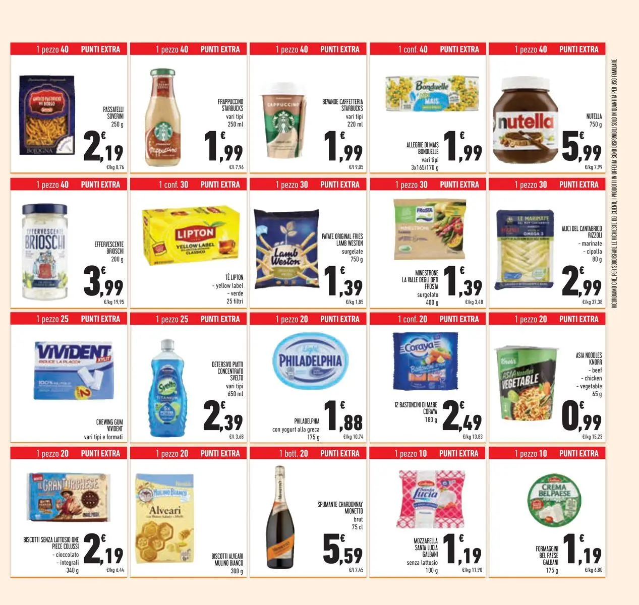 Volantino Conad dal 22/04/2026 > Anteprima | Pagina: 45 | Prodotti: Biscotti, Patate, Mozzarella, Mais