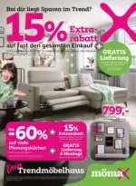 M&ouml;maX 15 Extrarabatt auf fast den gesamten Einkauf - bis 28.04.2026