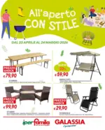 Galassia All'aperto con stile - al 24.05.2026