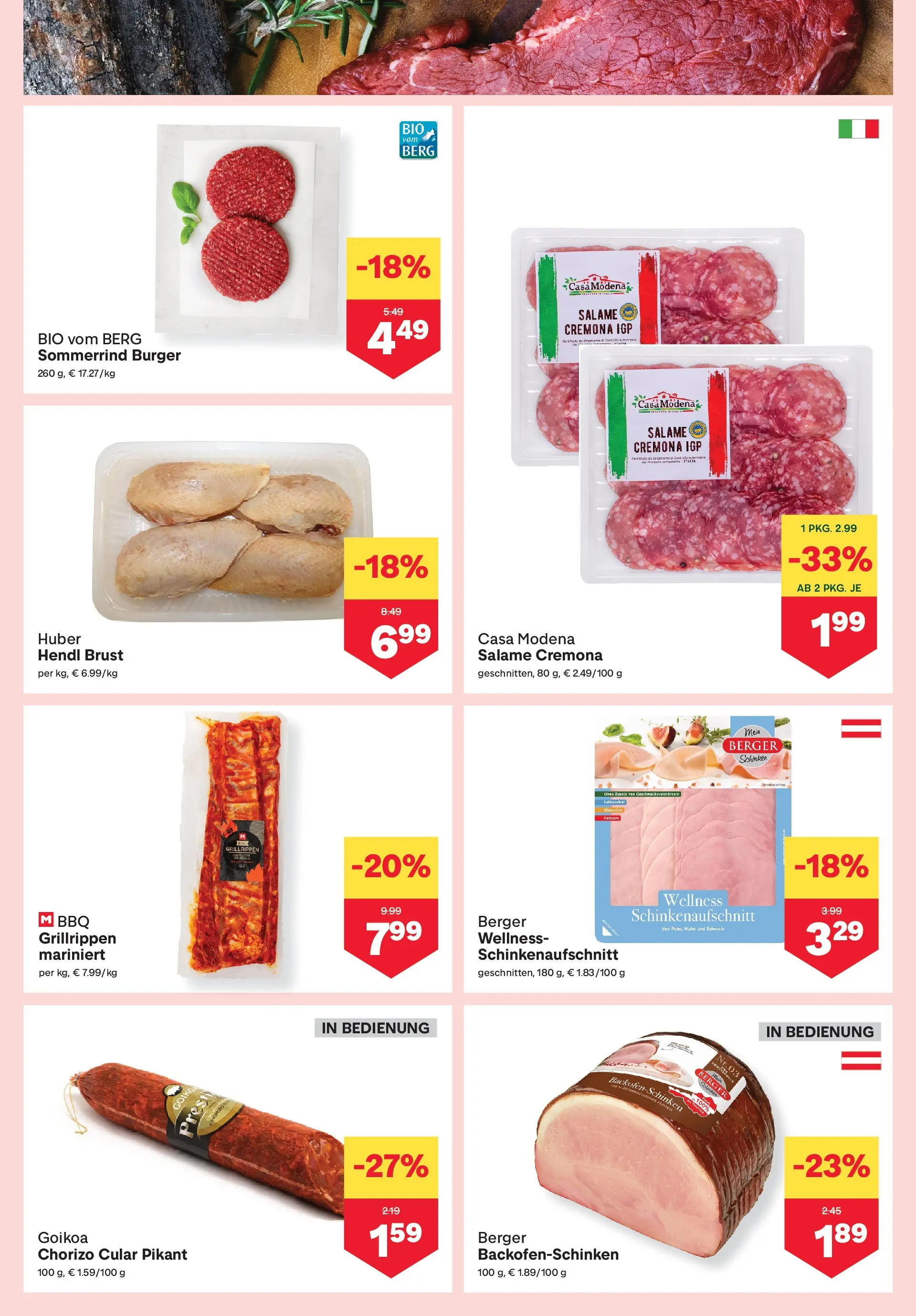 MPREIS Pfunds von 30.04.2026 - Aktuelle Angebote | Seite: 3 | Produkte: Schinken