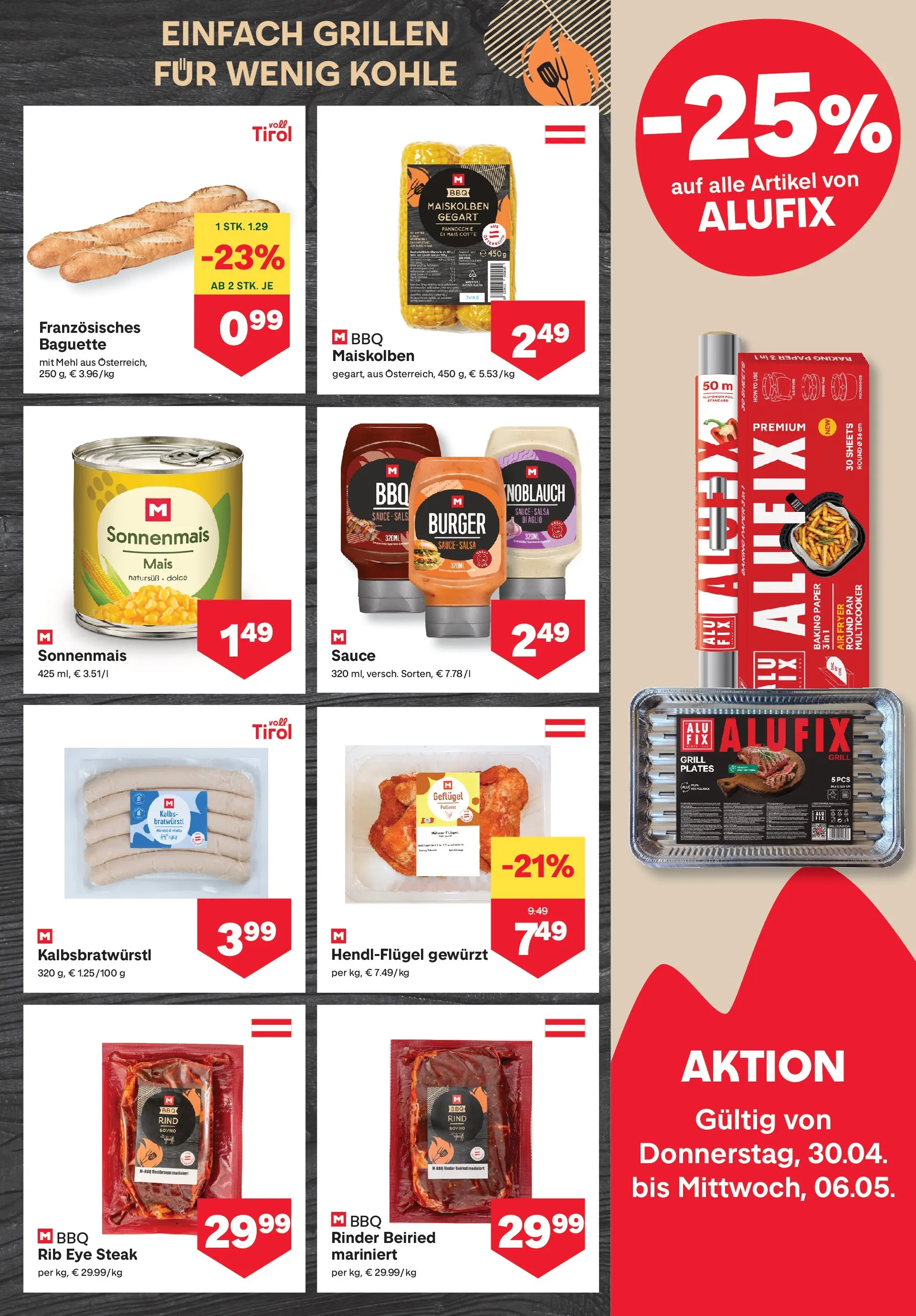 MPREIS Pfunds von 30.04.2026 - Aktuelle Angebote | Seite: 7 | Produkte: Jääkaappipakastin, Grill