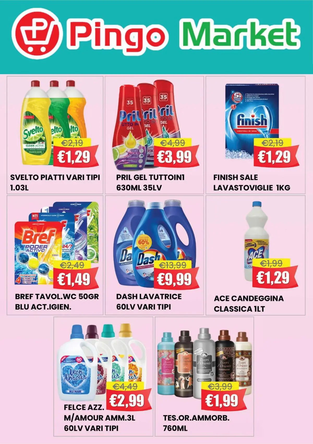 Nuovo Offerte - Aria di Primavera dal 21/04/2026 > offerte anteprima 🛍️ | Pagina: 6 | Prodotti: Candeggina, Sale, Lavatrice, Lavastoviglie