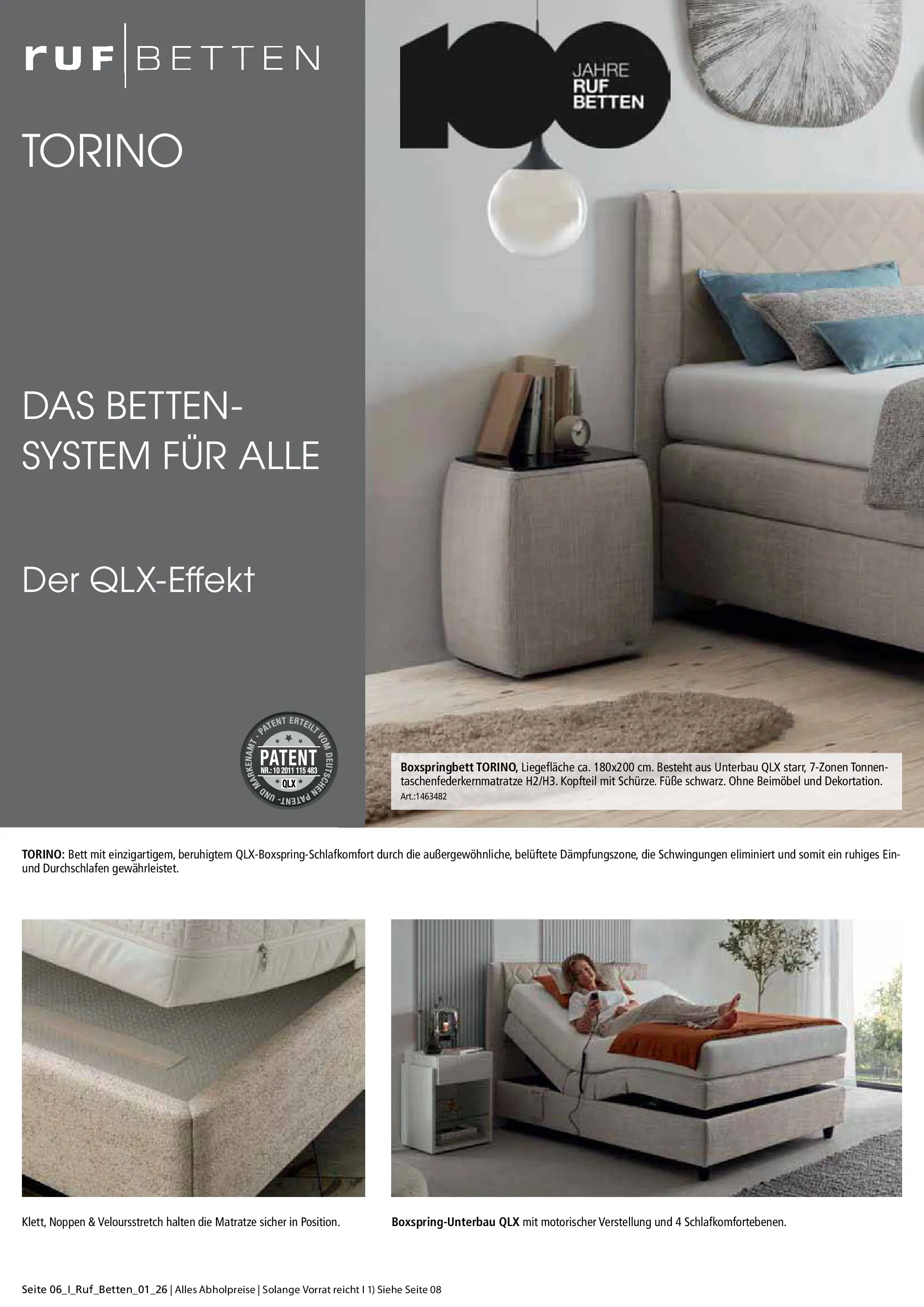 Zurbrüggen - Zurbrüggen: Ruf Betten Spezial (ab 17.04.2026) zum Blättern | Seite: 6 | Produkte: Bett, Matratze, Boxspringbett
