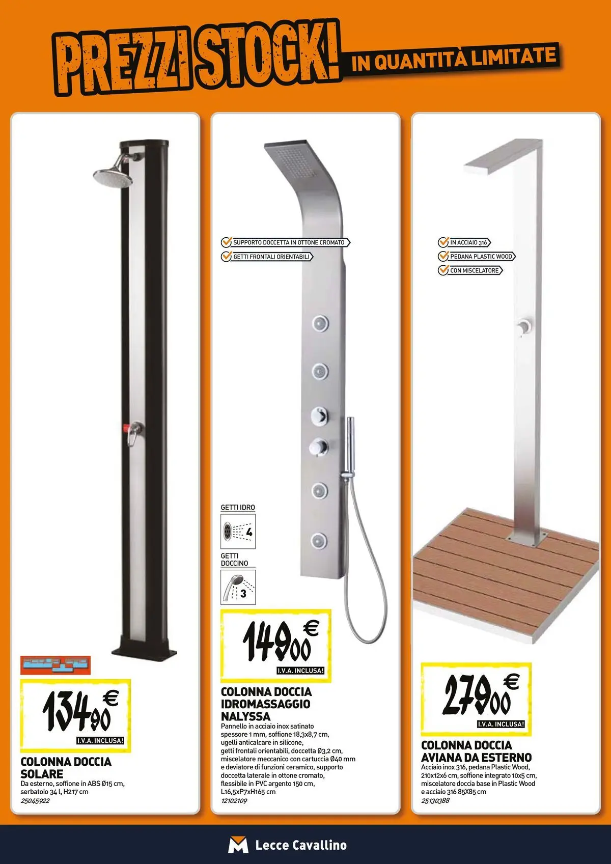 Nuovo TECNOMAT - Straordinari prezzi stock! dal 23/04/2026 > offerte anteprima 🛍️ | Pagina: 4 | Prodotti: Anticalcare, Miscelatore, Doccia