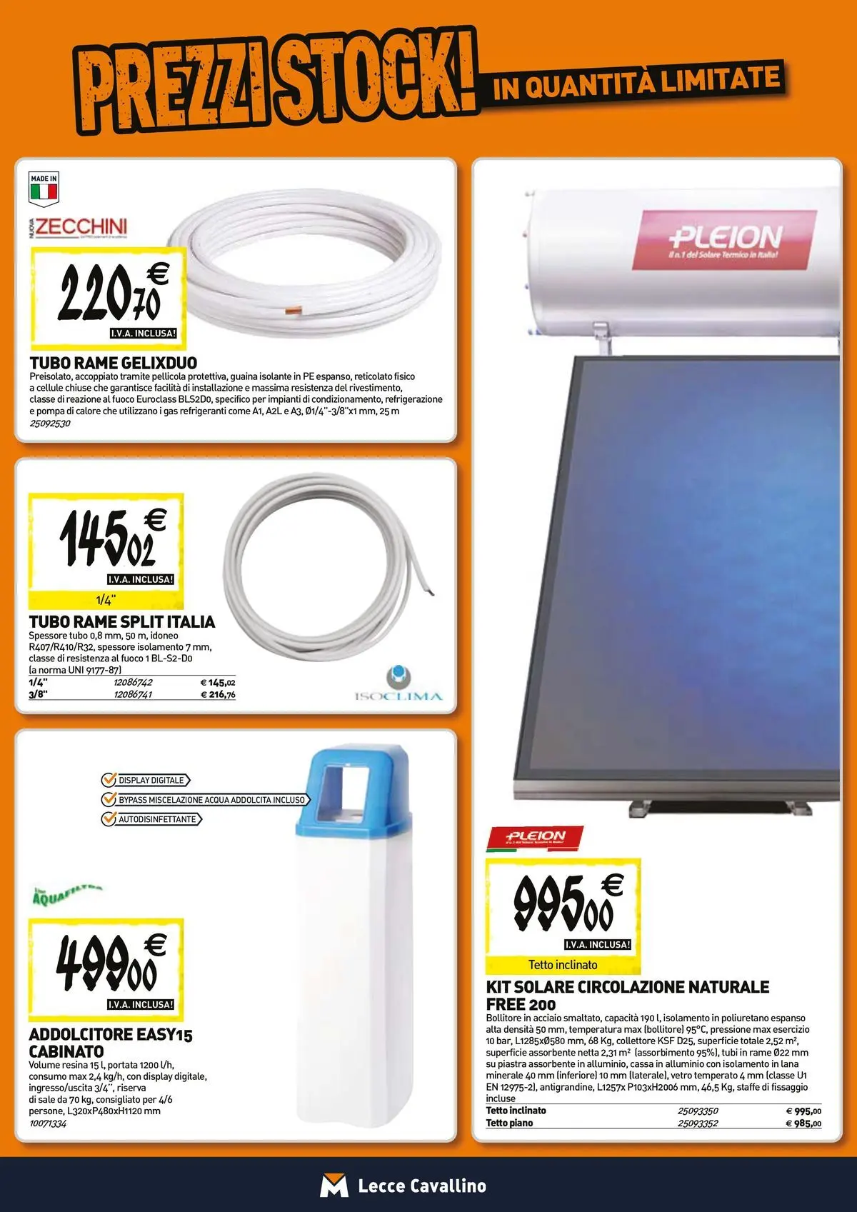Nuovo TECNOMAT - Straordinari prezzi stock! dal 23/04/2026 > offerte anteprima 🛍️ | Pagina: 7 | Prodotti: Sale, Pellicola, Alluminio, Bollitore