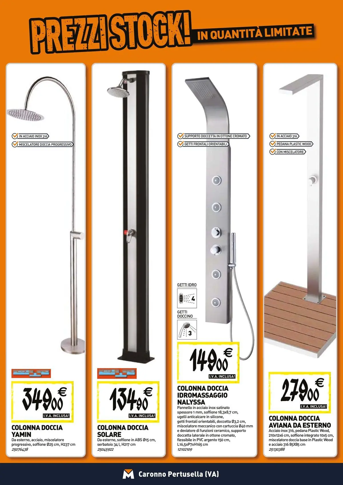 Nuovo TECNOMAT - Straordinari prezzi stock! dal 23/04/2026 > offerte anteprima 🛍️ | Pagina: 4 | Prodotti: Anticalcare, Miscelatore, Doccia