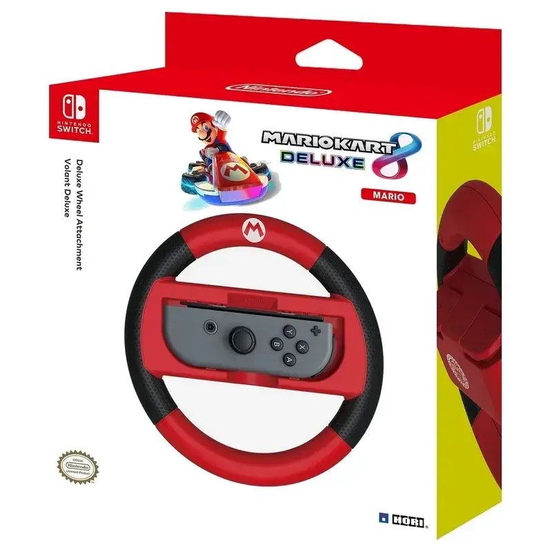 Конзола - аксесоар HORI Mario Kart 8 Deluxe WHEEL - MARIO (NSW)
