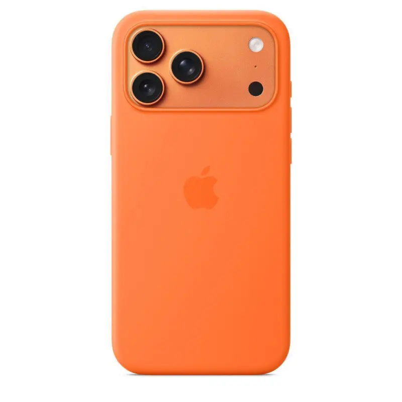 Калъф Apple iPhone 17 Pro Max Silicone MS Orange mgfl4