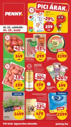 Penny aktuális akciós újság - amely érvényes a következő dátumtól: 23.04.2026