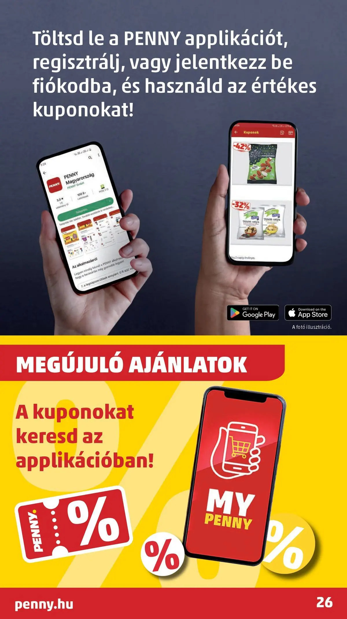 Penny aktuális akciós újság: 2026.04.23.-tól lapozható | Oldal: 26