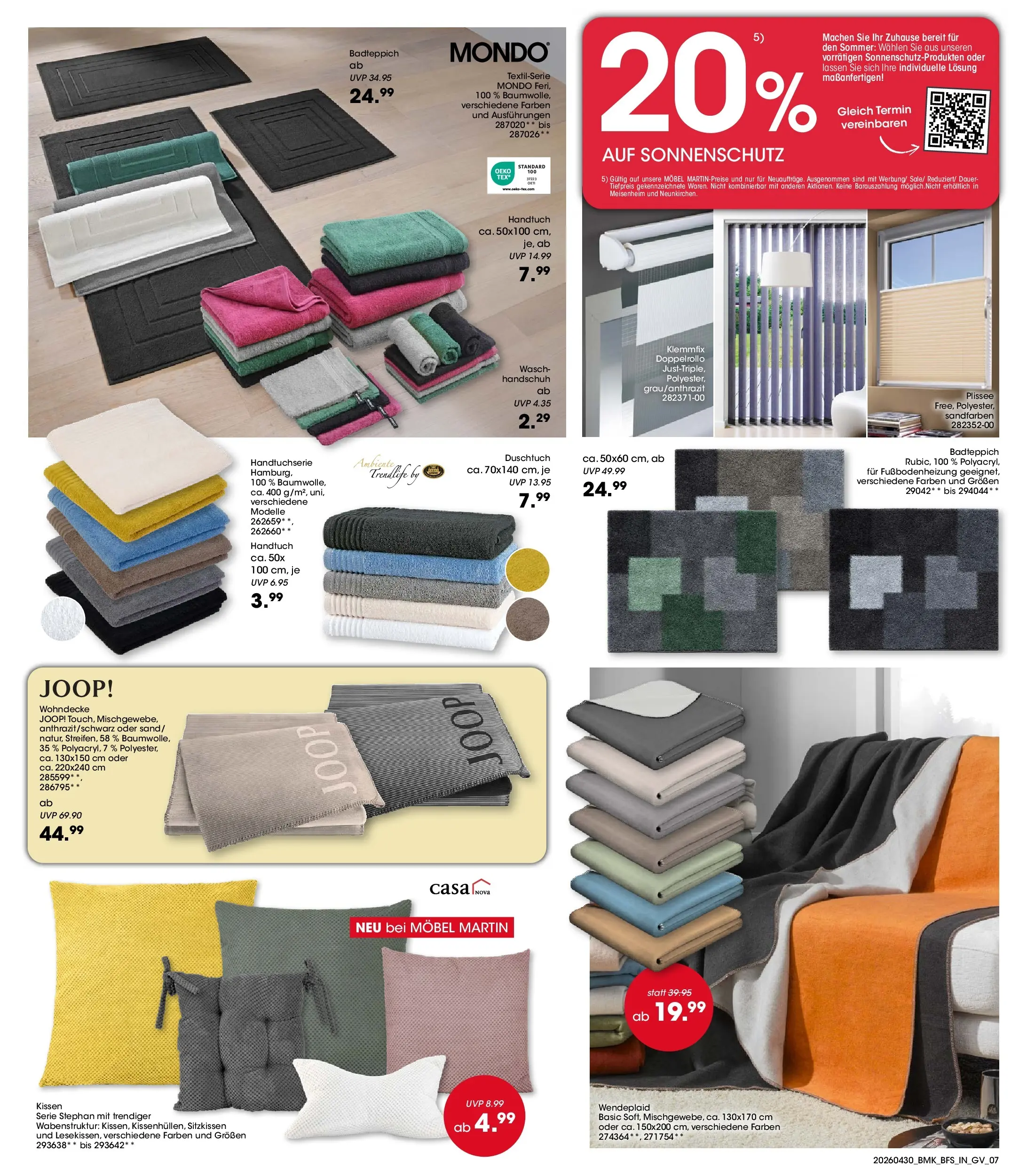 Möbel Martin Wochenangebote (ab 01.05.2026) zum Blättern | Seite: 7