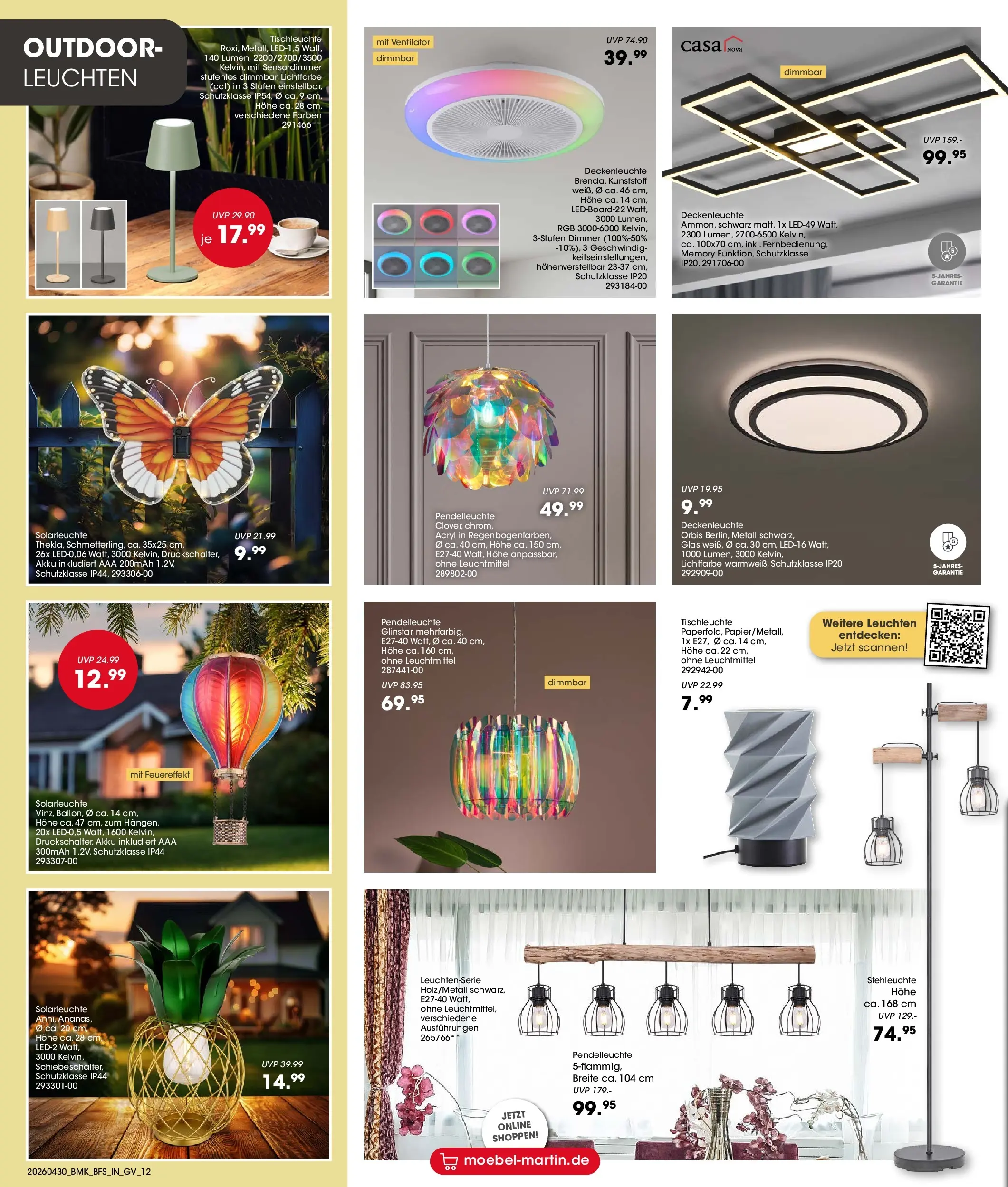 Möbel Martin Wochenangebote (ab 01.05.2026) zum Blättern | Seite: 12