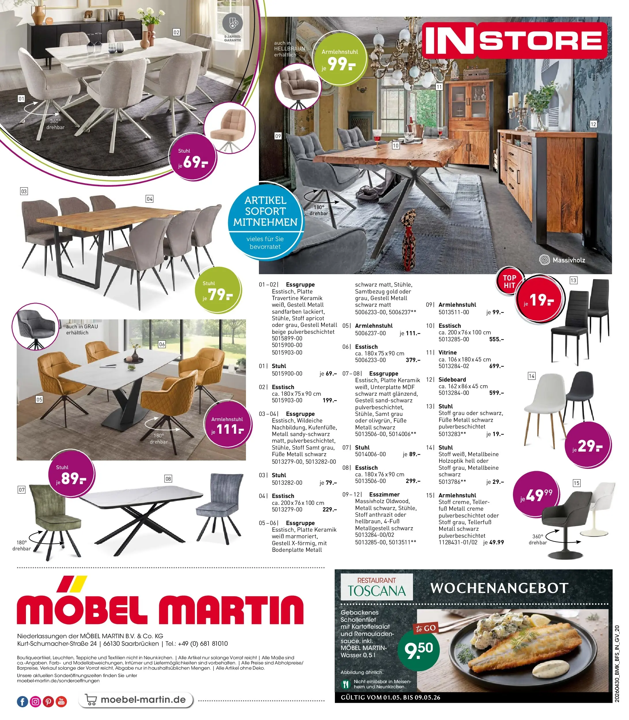 Möbel Martin Wochenangebote (ab 01.05.2026) zum Blättern | Seite: 20