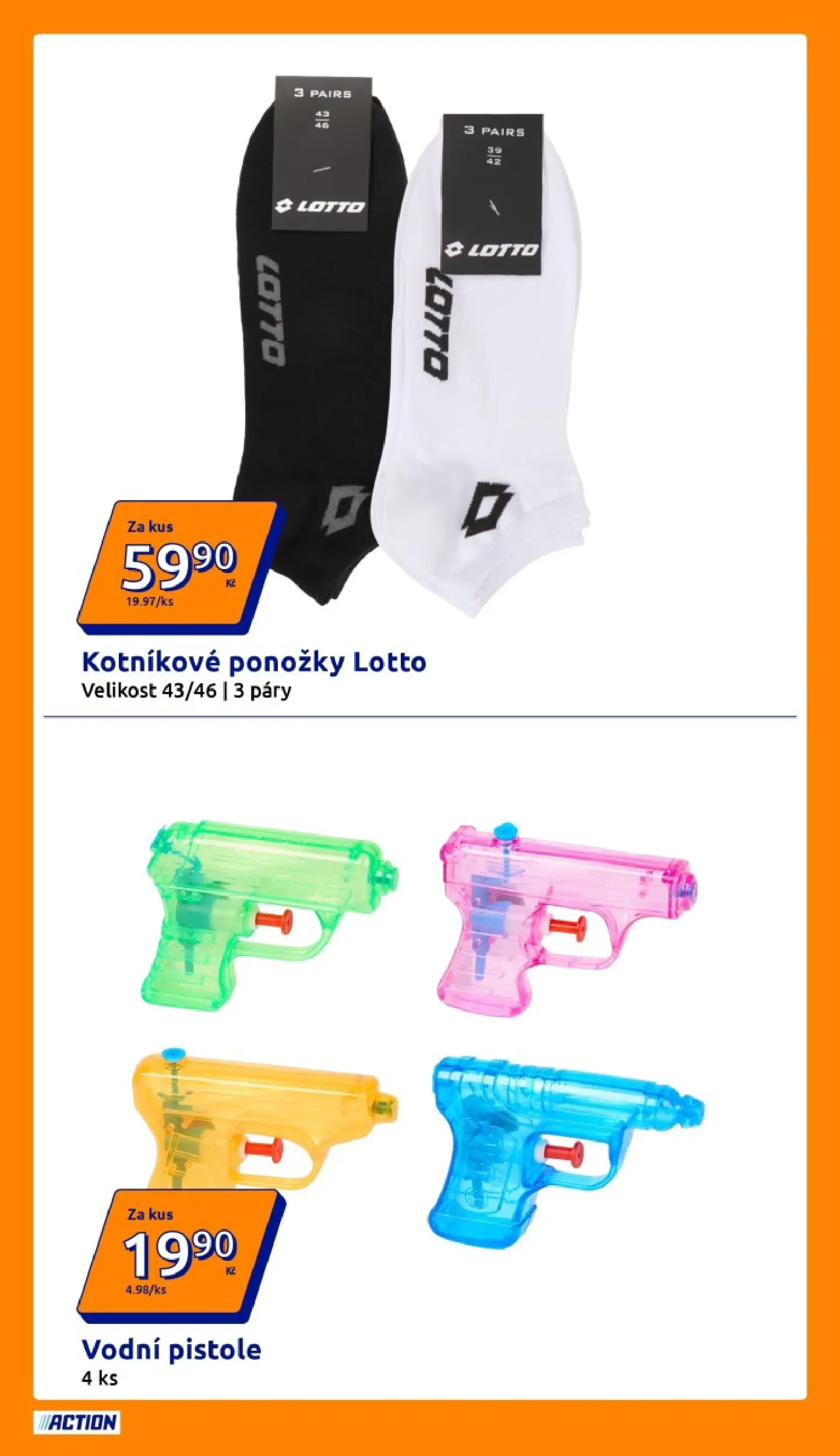 Action leták od 22.04.2026 - Akční leták online | Strana: 2 | Produkty: Ponožky