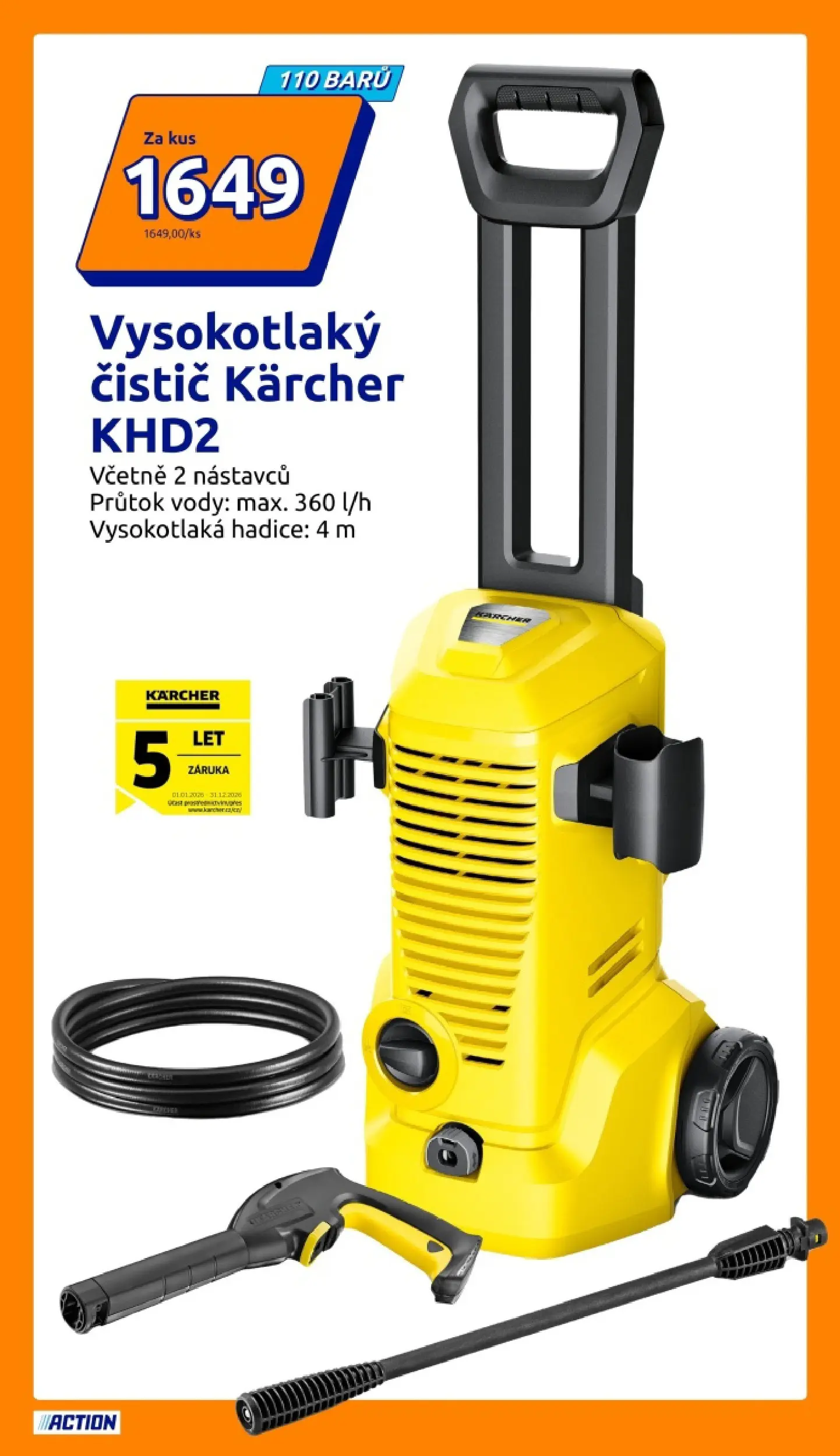 Action leták od 22.04.2026 - Akční leták online | Strana: 13 | Produkty: Kärcher, Hadice, Vysokotlaký čistič
